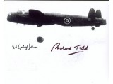 Dambuster 617 George Johnson Richard Todd genuine signed authentic autographs photo. COA UACC