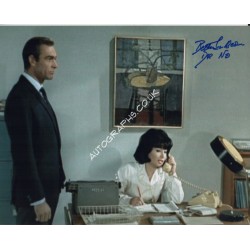 James Bond Bette Le Beau Dr No colour authentic signed photo. COA UACC