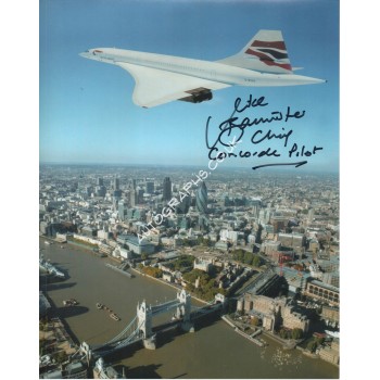 Mike Bannister Concorde authentic genuine signed autograph image 4. COA UACC