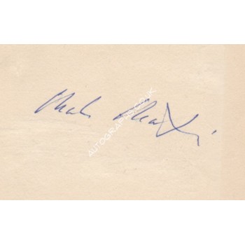 Charlie Chaplin genuine authentic signed autograph signature display. COA UACC