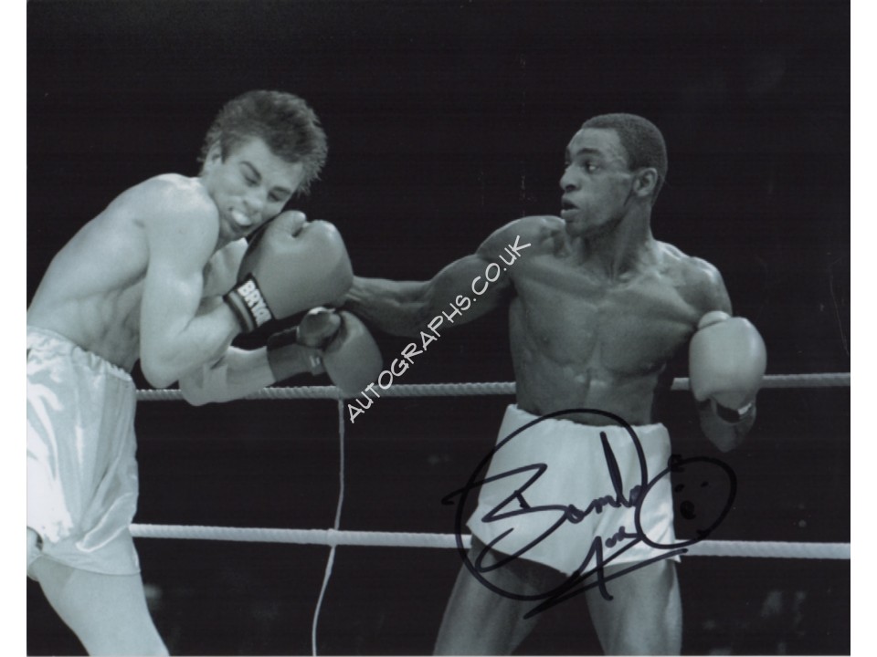 Herol Bomber Graham boxing genuine signed authentic autograph photo. COA UACC Herol Bomber Graham boxing genuine signed authentic autograph photo. COA UACC