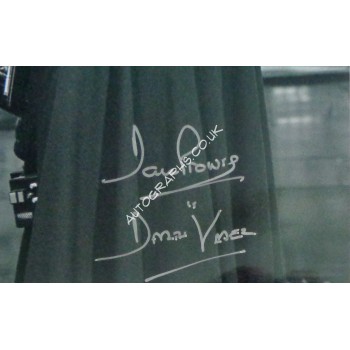 Dave Prowse Michael Pennington Star Wars genuine authentic autograph signed. COA UACC