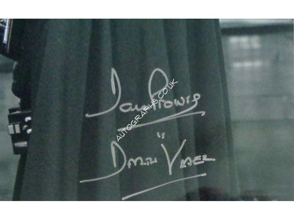 Dave Prowse Michael Pennington Star Wars genuine authentic autograph signed. COA UACC Dave Prowse Michael Pennington Star Wars genuine authentic autograph signed. COA UACC
