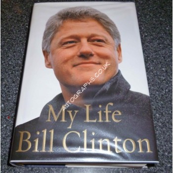 Bill Clinton US President genuine authentic autograph signed book 2.. COA UACC