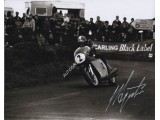 Giacomo Agostini Motor cycling genuine authentic autograph signed photo. COA UACC