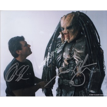 Ian Whyte Alec Gillis Predator genuine authentic autograph signed photo. COA UACC