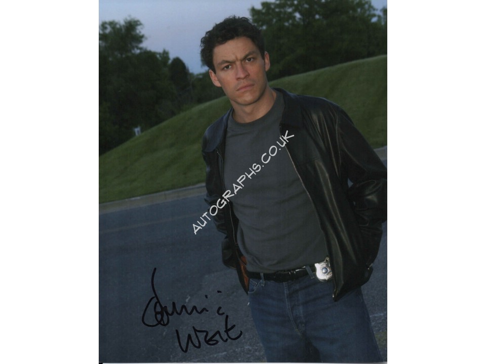 Dominic West The Wire genuine authentic autograph signed photo. COA UACC Dominic West The Wire genuine authentic autograph signed photo. COA UACC