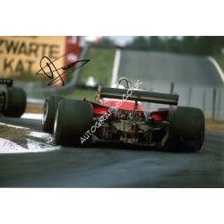 Jody Scheckter Ferrari F1 genuine authentic autograph signed photo. COA UACC