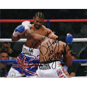 David Haye Heavyweight Boxing genuine authentic autograph signed photo. COA UACC