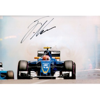 Filipe Nasr Sauber F1 genuine authentic autograph signed photo. COA UACC