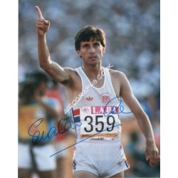 Sebastian Coe Olympics athletics signed authentic photo. COA UACC