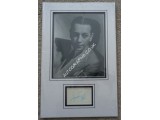 George Raft genuine authentic autograph signature and photo. COA UACC