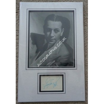 George Raft genuine authentic autograph signature and photo. COA UACC