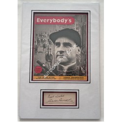 Sir Gordon Richards Horse Racing genuine authentic autograph signature and photo. COA UACC