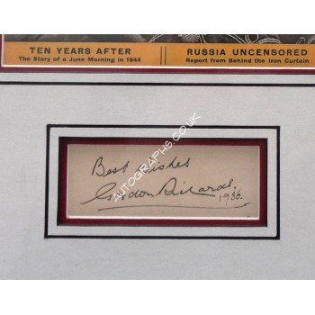 Sir Gordon Richards Horse Racing genuine authentic autograph signature and photo. COA UACC Sir Gordon Richards Horse Racing genuine authentic autograph signature and photo. COA UACC