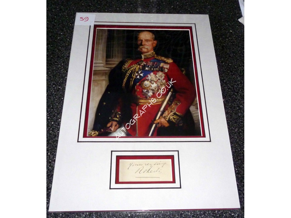 Lord Frederick Roberts genuine authentic autograph signature and photo. COA UACC Lord Frederick Roberts genuine authentic autograph signature and photo. COA UACC