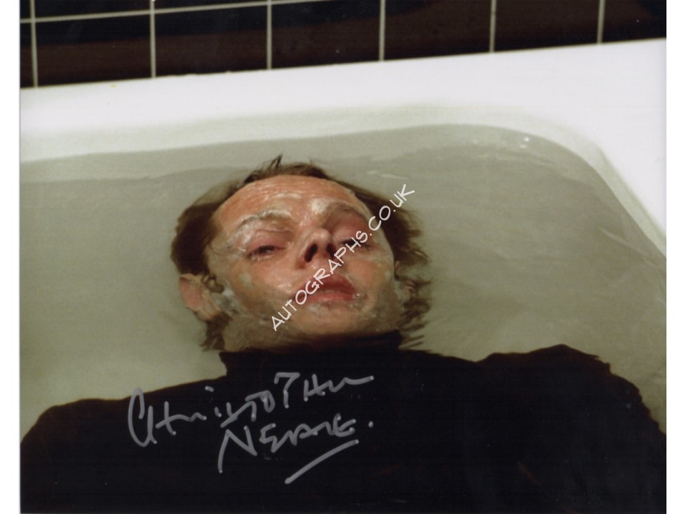 Christopher Neame Dracula genuine authentic signed autograph photo 4. COA UACC
