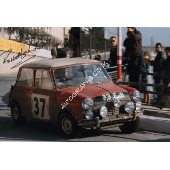 Paddy Hopkirk Mini Rally genuine authentic signed autograph photo 5. COA UACC
