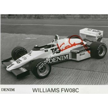 Keke Rosberg original authentic genuine signed autograph photo. COA UACC