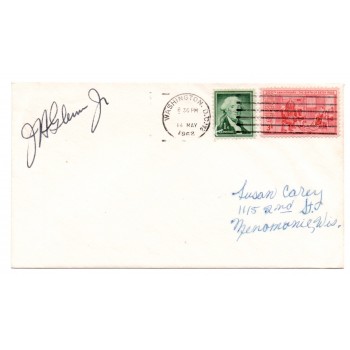 John Glenn Mercury genuine authentic signed autograph cover 3. COA UACC