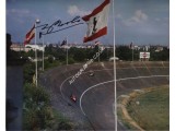 Tony Brooks Ferrari F1 Avus genuine authentic signed autograph photo. COA UACC Tony Brooks Ferrari F1 Avus genuine authentic signed autograph photo. COA UACC