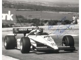 Patrick Tambay original authentic genuine signed autograph photo. COA UACC