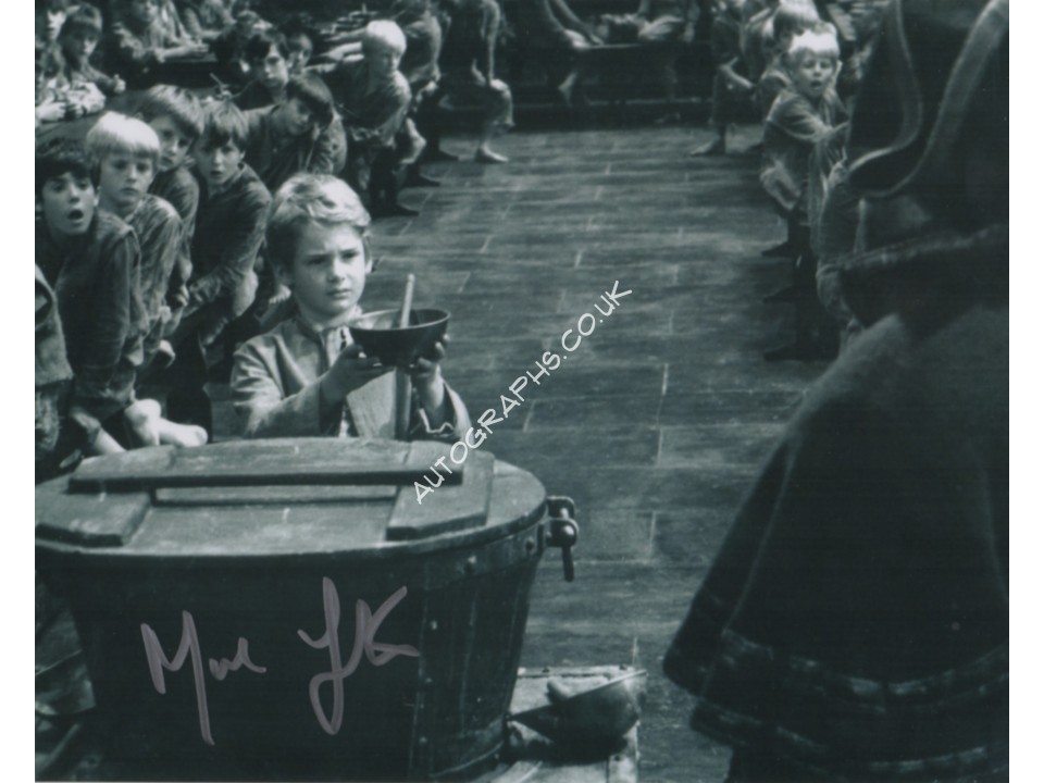 Mark Lester Oliver authentic signed autograph photo 5. COA UACC