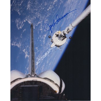 Jack Lousma Skylab genuine authentic signed autograph NASA photo. COA UACC
