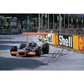 John Surtees BRM F1 genuine authentic signed autograph photo. COA UACC