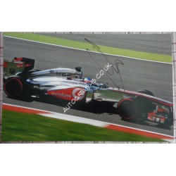 Jenson Button McLaren F1 genuine authentic autograph signed photo 3. COA UACC
