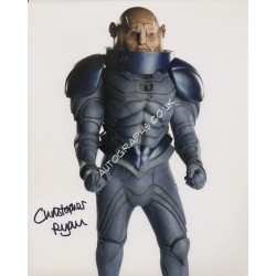 Doctor Who Cristopher Ryan genuine authentic autograph signed photo. COA UACC