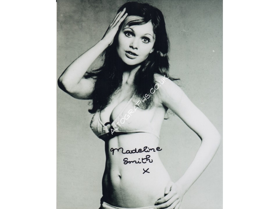Madeline Smith James Bond genuine authentic autograph signed photo 5. COA UACC