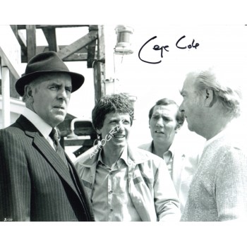 George Cole Minder etc genuine authentic autograph signed photo. COA UACC