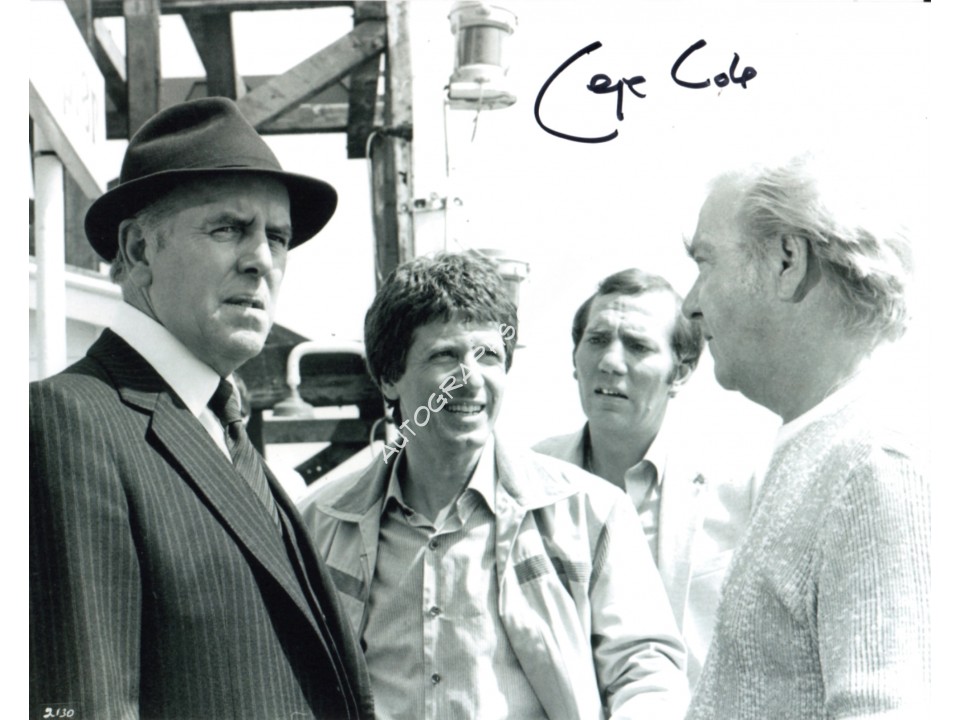 George Cole Minder etc genuine authentic autograph signed photo. COA UACC George Cole Minder etc genuine authentic autograph signed photo. COA UACC