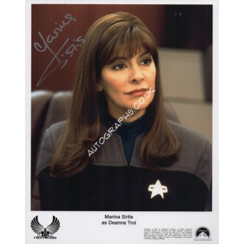 Marina Sirtis Star Trek genuine authentic autograph signed photo 5. COA UACC