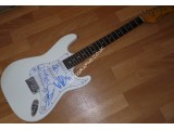 Spandau Ballet Hadley Kemp genuine fully signed authentic autograph guitar. COA UACC
