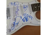 Spandau Ballet Hadley Kemp genuine fully signed authentic autograph guitar. COA UACC
