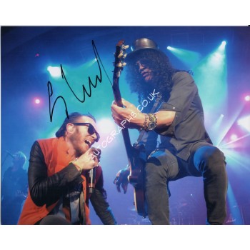 Scott weiland Velvet Revolver genuine signed authentic autograph photo. COA UACC
