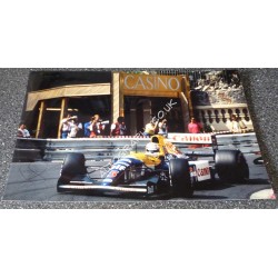Nigel Mansell Williams F1 genuine signed authentic autograph photo. COA UACC