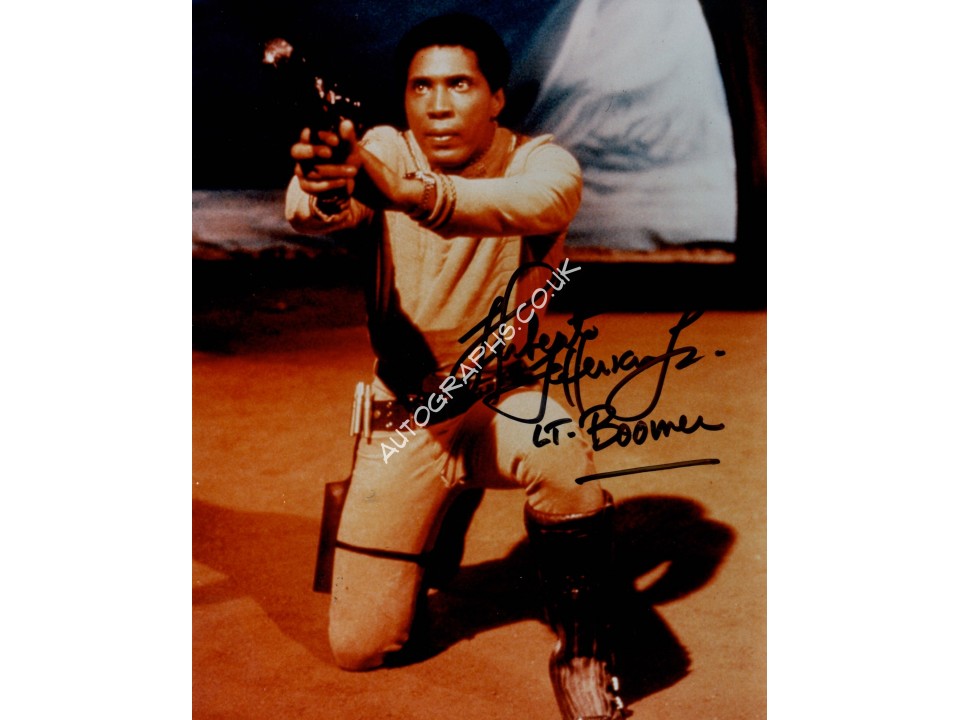 Herb Jefferson Battlestar Gallactica genuine signed authentic autograph photo. COA UACC Herb Jefferson Battlestar Gallactica genuine signed authentic autograph photo. COA UACC