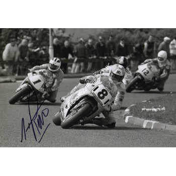 Michael Rutter Superbikes TT authentic signed autograph photo. COA UACC