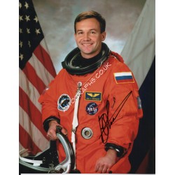Cosmonaut Yuri Lonchakov authentic signed autograph photo 3. COA UACC