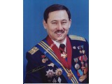 Cosmonaut Talgat Musabayev authentic signed autograph photo. COA UACC