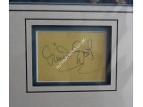 Diana Dors genuine authentic signed autograph display. COA UACC Diana Dors genuine authentic signed autograph display. COA UACC