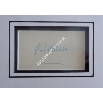 Karl Wallender Flying Wallenders high wire genuine authentic signed autograph display. COA UACC Karl Wallender Flying Wallenders high wire genuine authentic signed autograph display. COA UACC