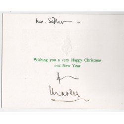 Prince Charles genuine authentic signed card royalty. COA UACC