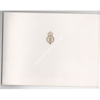 Prince Charles genuine authentic signed card royalty. COA UACC Prince Charles genuine authentic signed card royalty. COA UACC