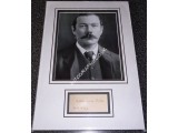 Arthur Conan Doyle Sherlock Holmes genuine authentic autograph signature and photo. COA UACC Arthur Conan Doyle Sherlock Holmes genuine authentic autograph signature and photo. COA UACC