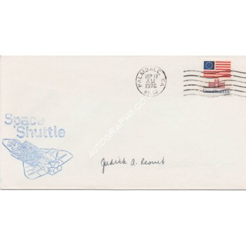Judith Judy Resnick STS-51genuine authentic autograph signature FDC. COA UACC