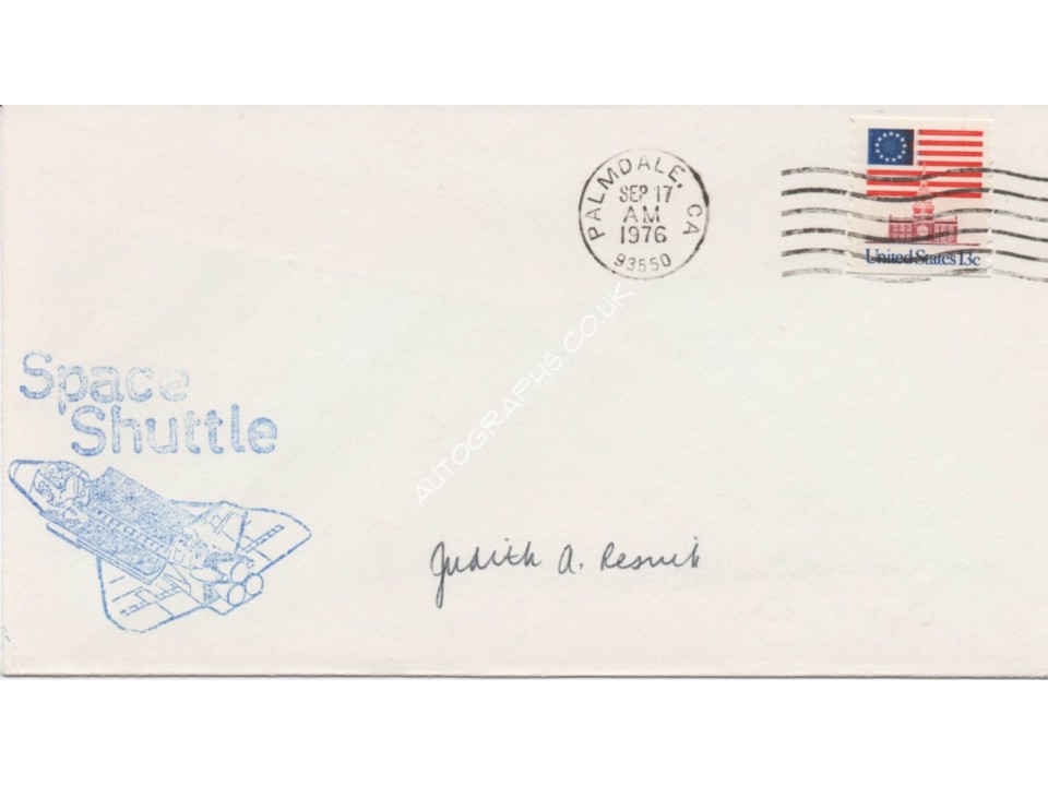 Judith Judy Resnick STS-51genuine authentic autograph signature FDC. COA UACC Judith Judy Resnick STS-51genuine authentic autograph signature FDC. COA UACC